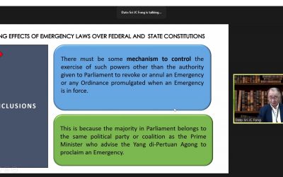 Independent oversight needed on Emergency powers